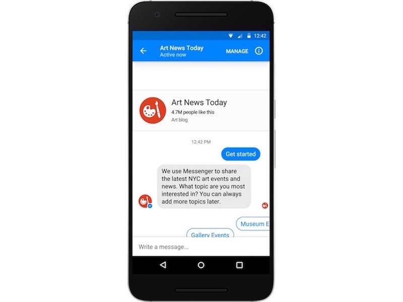 setting up a facebook messenger bot