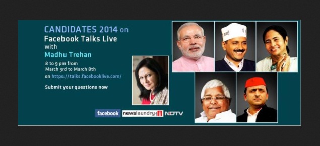 Facebook launches TalksLive, allows users to question Kejriwal and Modi