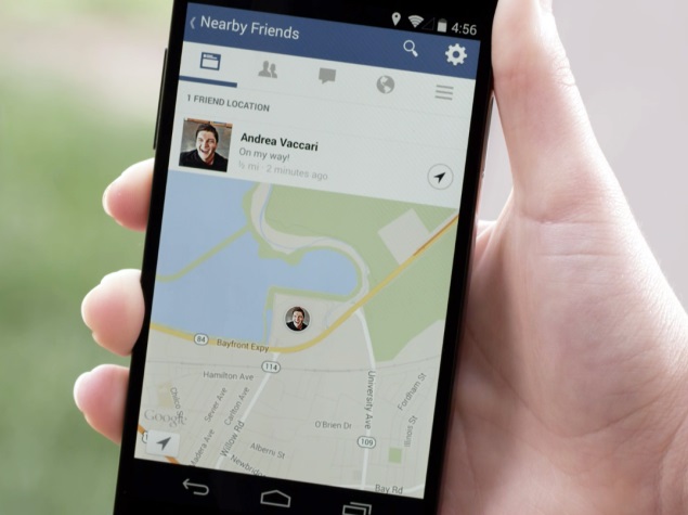 Facebook rolls out 'nearby friends' feature