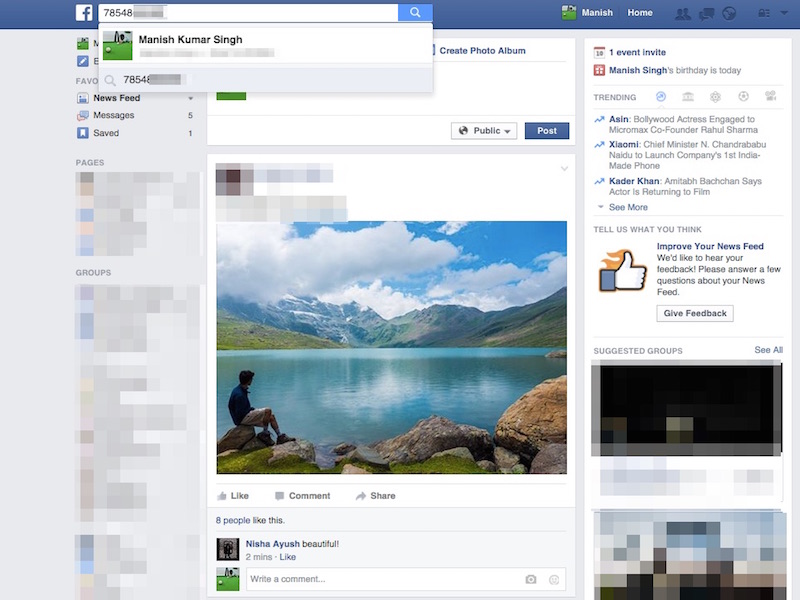 Facebook Makes It Trivial to Find Information Associated With Any Mobile Number