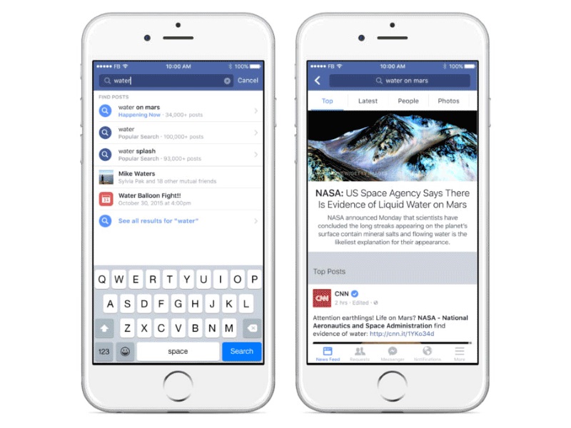 Facebook Tweaks Search to Shine Light on Trending Topics