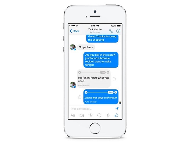 Facebook Messenger Voice Transcription Feature Being Tested
