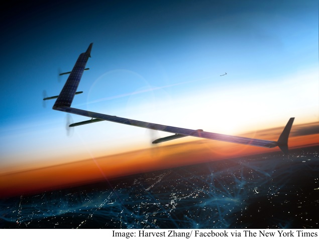 Facebook Moves Ahead Toward Internet Drone Air Fleet