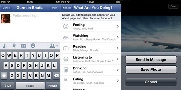 Facebook app update for iOS adds status update icons, improved privacy controls and more