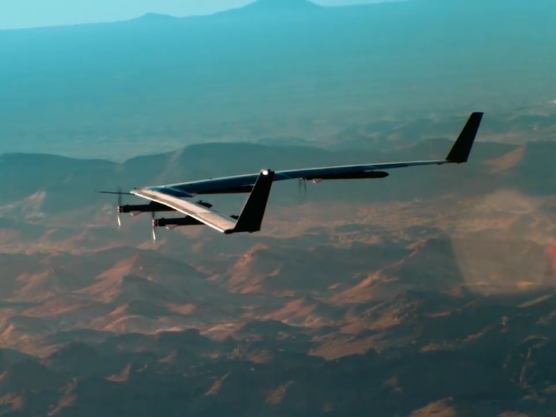 Facebook Aquila Solar-Powered Internet Drone Passes First Full-Scale Test Flight