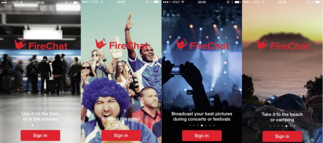 FireChat lets you chat without a data connection
