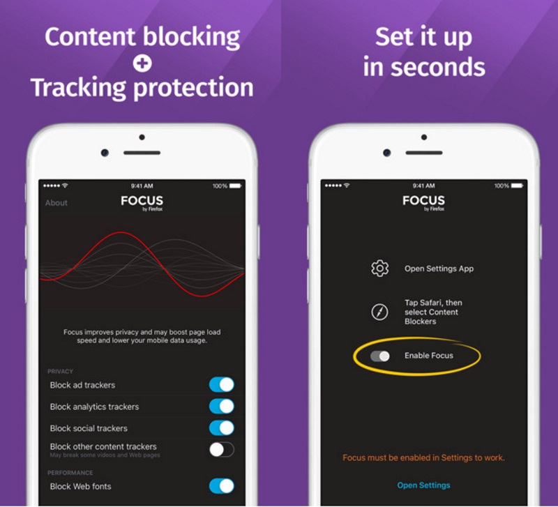 Mozilla Launches Focus by Firefox Ad Blocker for iPhone, iPad