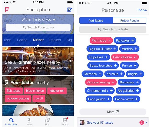 Revamped Foursquare App for Android and iOS Brings Personalised Suggestions