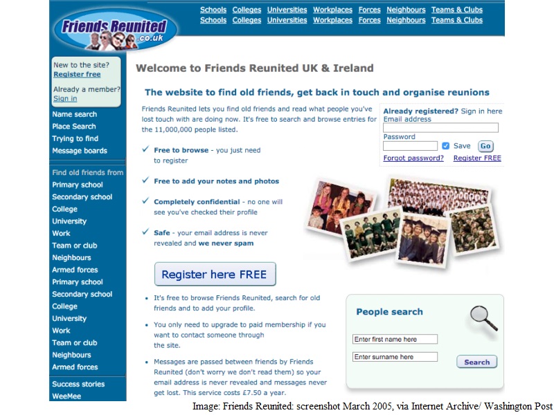 Friends Reunited, One of the Internet's Oldest Social Networks, Dies at 16