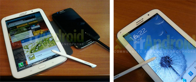 More leaked images of Samsung Galaxy Note 8.0 surface with S-Pen stylus