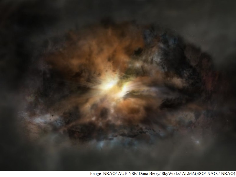 Most Luminous Galaxy Extremely Turbulent, Ripping Itself Apart: Study
