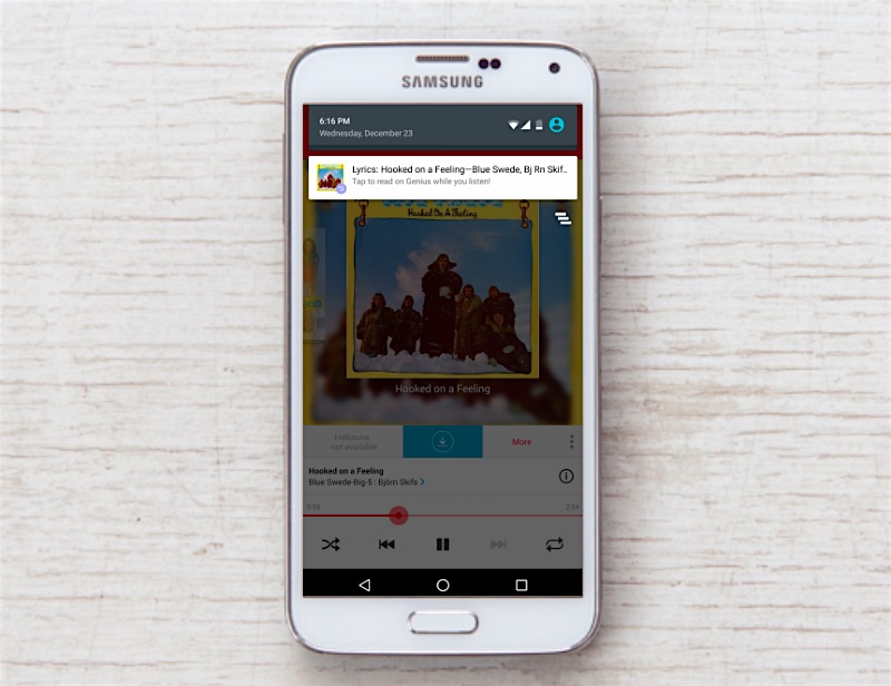 Genius for Android Detects the Song You're Playing, Provides Lyrics
