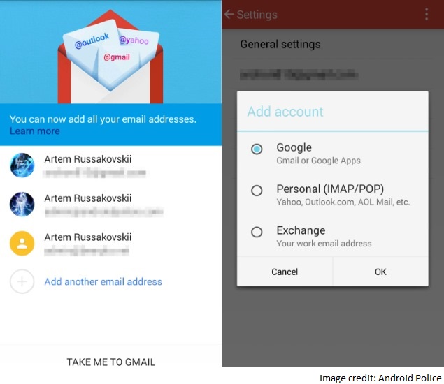 Gmail 5.0 for Android With Exchange Support Leaked Ahead of Launch
