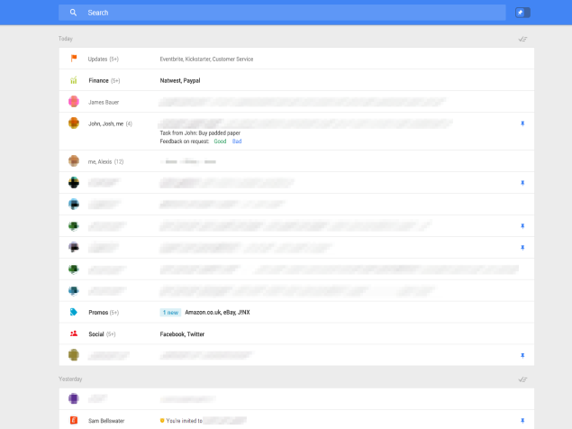 Radical Gmail Redesign Shows Up in Leaked Screenshots Radical Gmail Redesign Shows Up in Leaked Screenshots