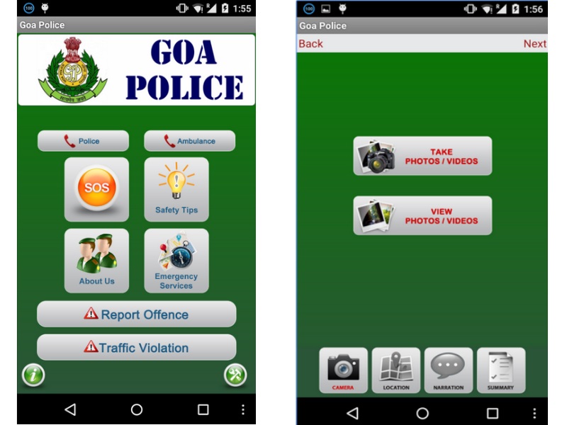 Goa Police Launch App to Report Crimes, Emergencies