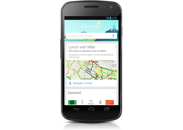 Google Now widget spotted on Nexus 4 support page