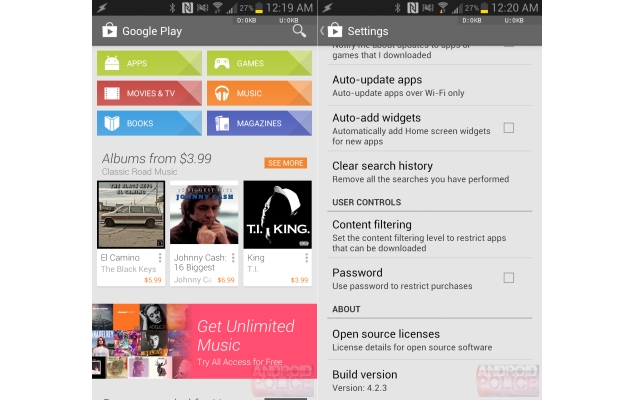 Android 4.3 to come with an updated version of Play Store: Report