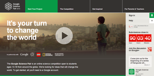 Google launches global kids science fair