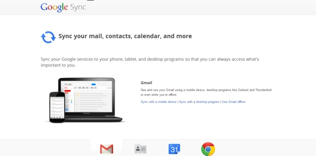 Google extends sunset date for Google Sync to 31st July 2013