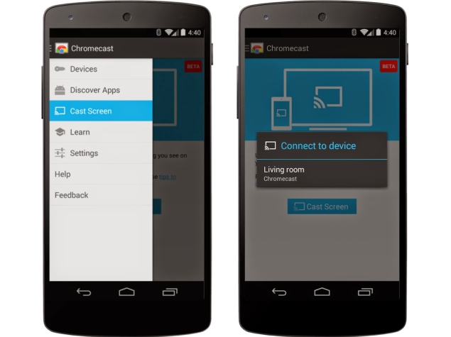 Google Starts Rolling-Out Chromecast Android Mirroring Feature