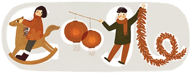 Chinese New Year 2014 celebrated by animated Google doodle