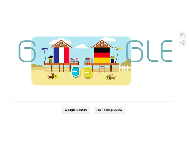 Germany vs France Quarter-Finals Google Doodle Depicts Age-Old Rivalries