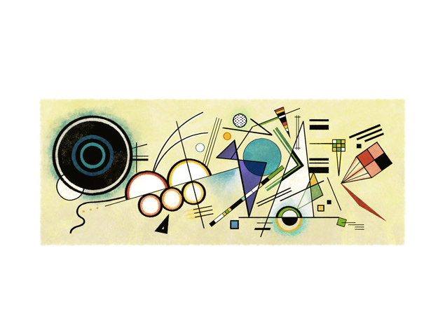 Wassily Kandinsky's 148th Birthday Marked by Google Doodle on Tuesday