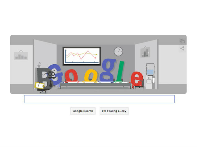 Partido Holanda vs Chile representado en el doodle animado de Google del lunes