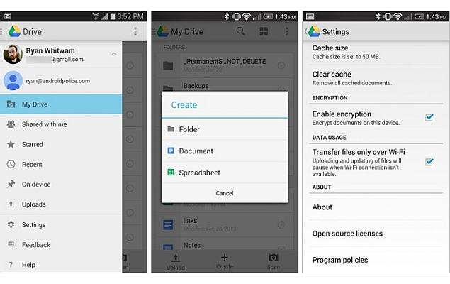 Google Drive for Android Update Brings Several UI Tweaks and Bug Fixes