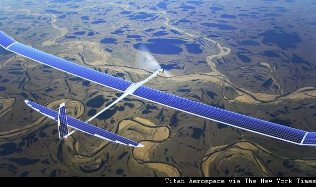 With purchase of drone maker, Google sees a fleet of satellites