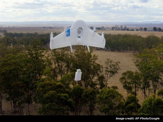 Google Testing Airborne Drones for Goods Delivery
