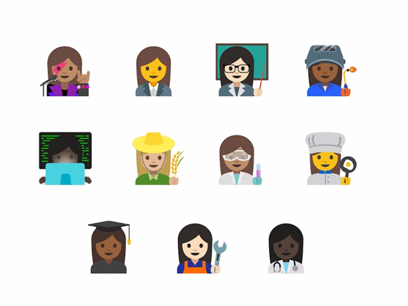 Google's New Emoji Aim to Combat Gender Inequality