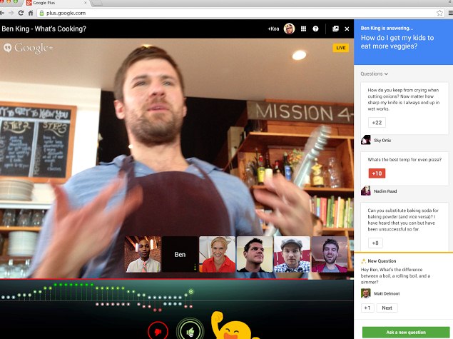 Google Unveils Real-Time Feedback Option 'Applause' for Hangouts On Air