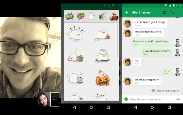 Hangouts for Android Updated With Smart Suggestions, Video Filters and More
