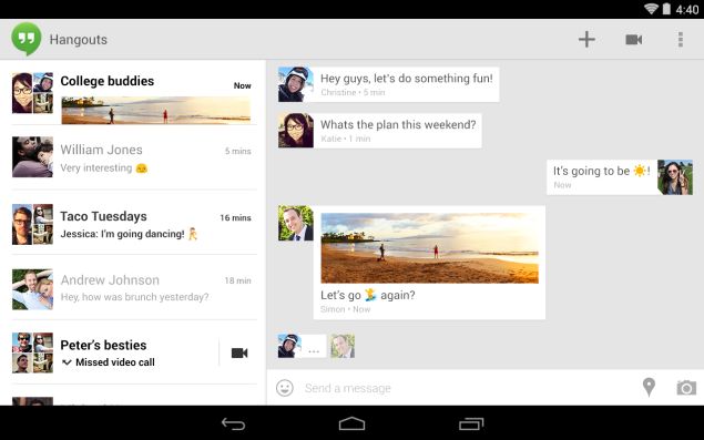 Google Hangouts for Android update brings merged conversations and more