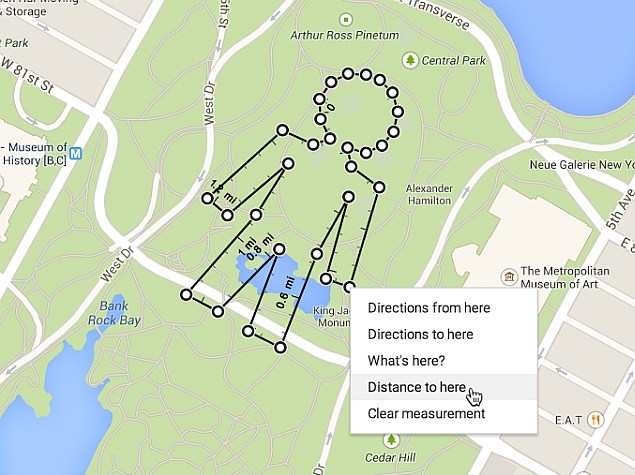 Google Maps Can Now Measure Distance Between Multiple Points
