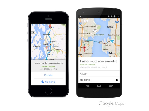 Google Maps for iOS app updated with 'faster route' suggestions