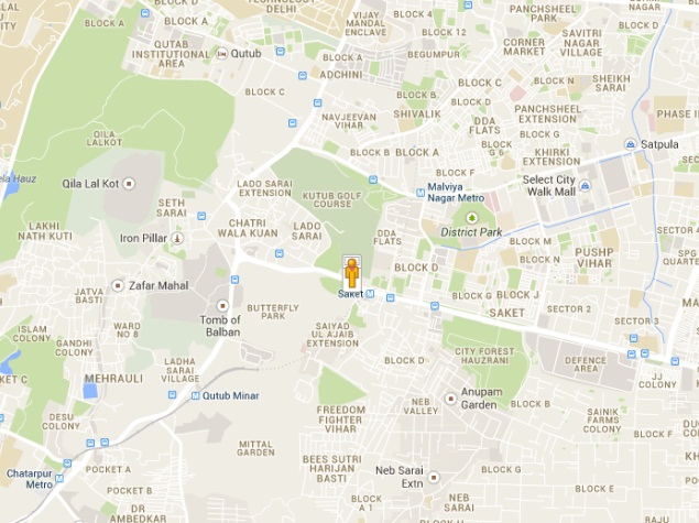 Google Naps, a Google Maps parody that helps users find nap spots