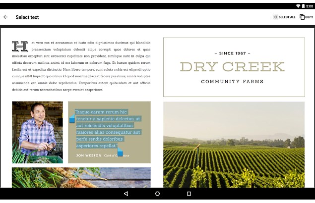 Google Launches PDF Viewer for Android, Updates Drive, Hangouts, and More