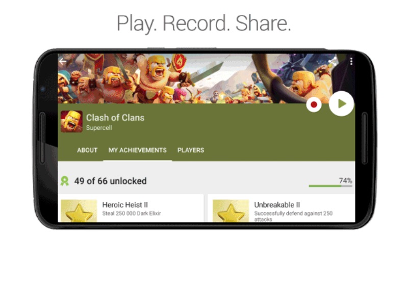 Android Users Can Now Record And Publish Their Video Gameplay From