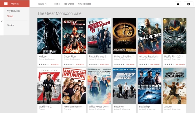 Google Play India's 'Monsoon Sale' Offers Discounts on Books, Movies