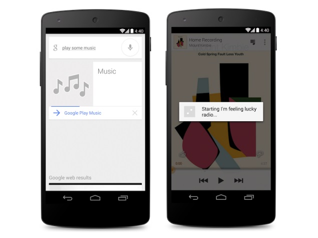 Google Search app for Android gets voice command for playing music