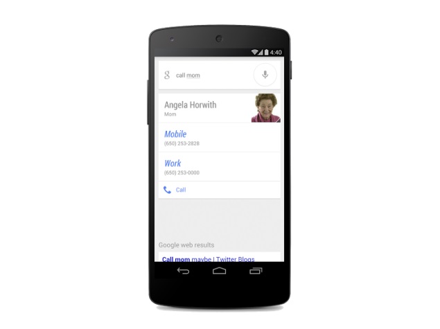 Google Search for Android now supports relationship-based voice commands