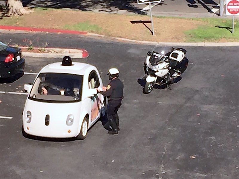 Google's Self-Driving Car Gets Pulled Over for Driving Too Slow