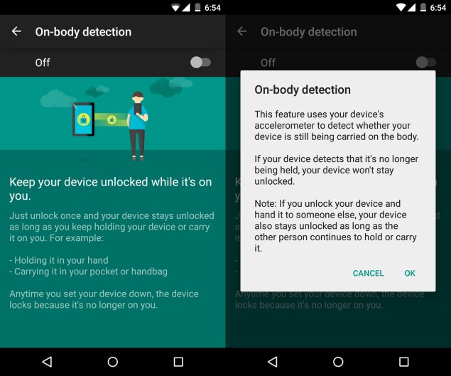 Android 5.0 Lollipop Gets New 'On-Body Detection' Smart Lock