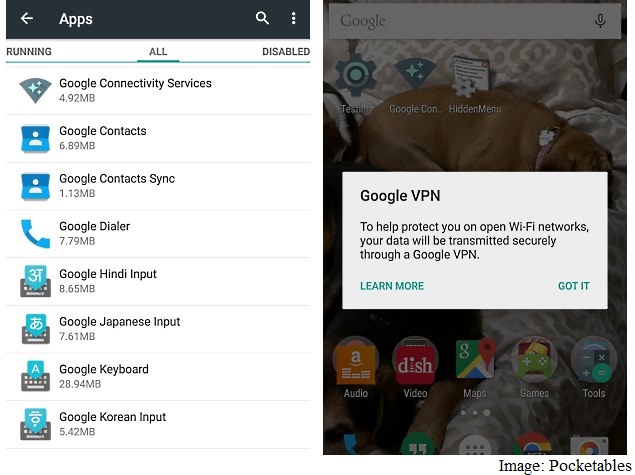 Google VPN Service Spotted in Android 5.1 Lollipop: Report