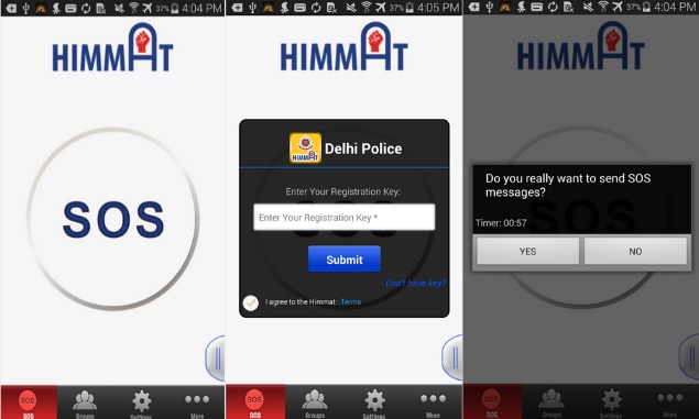 Delhi Police Launches 'Himmat' Android App for the Safety of Women