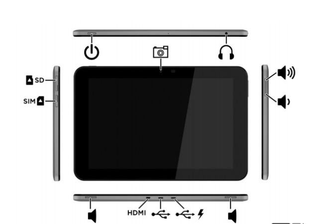 HP Android tablet spotted in FCC filing, with 10-inch display and SIM support