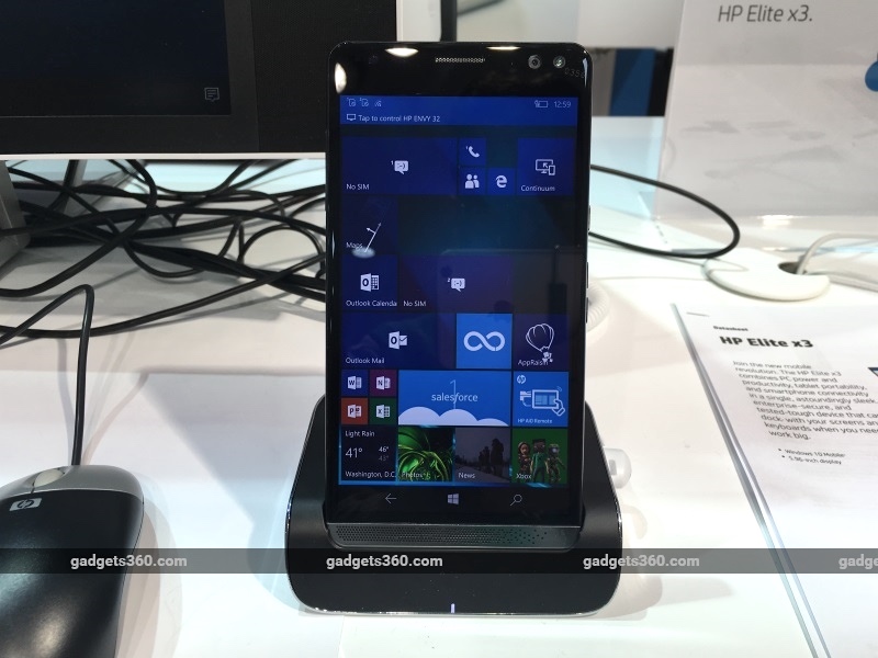 एचपी एलीट एक्स3 विंडोज 10 स्मार्टफोन की पहली झलक
