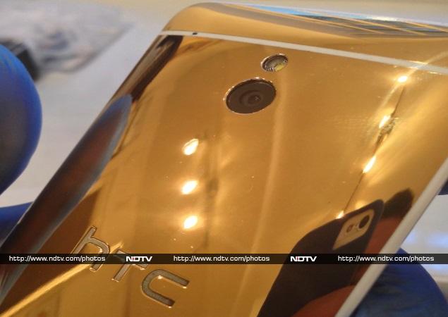 HTC One mini Gold colour variant spotted in the wild